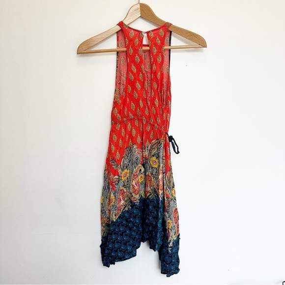 Intimately Free People Rendezvous Girl Dress Mid Knee Length Asymmetrical Small - Picture 4 of 9